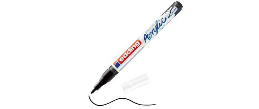 edding | Acrylmarker 5500 extra fein | 0.7-1 mm, tiefschwarz