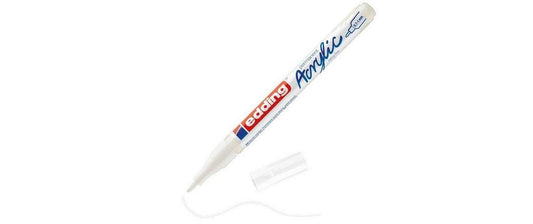 edding | Acrylmarker 5500 extra fein | 0.7-1 mm, verkehrsweiss