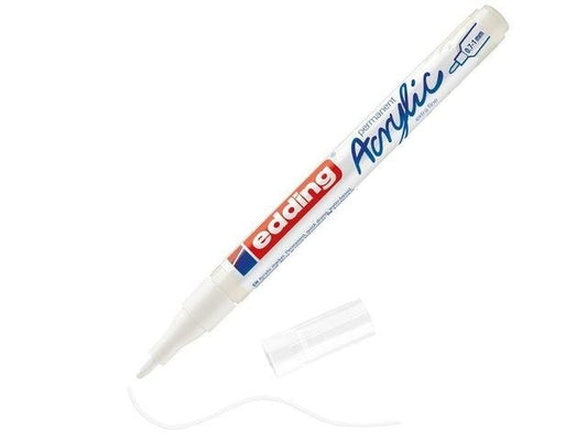 edding | Acrylmarker 5500 extra fein | 0.7-1 mm, verkehrsweiss