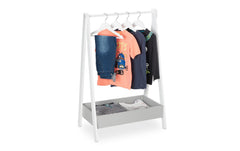 relaxdays | Kindergarderobe | Grau/Weiss