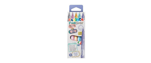Carioca | Fineliner 0.5mm, Music | 5-er Pack, E-4