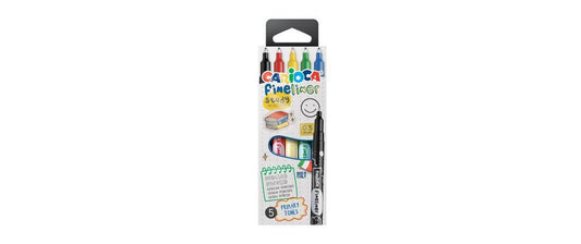 Carioca | Fineliner 0.5mm, Study | 5-er Pack, E-4