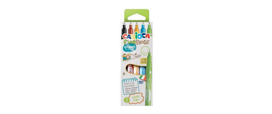 Carioca | Fineliner 0.5mm, Travel | 5-er Pack, E-4