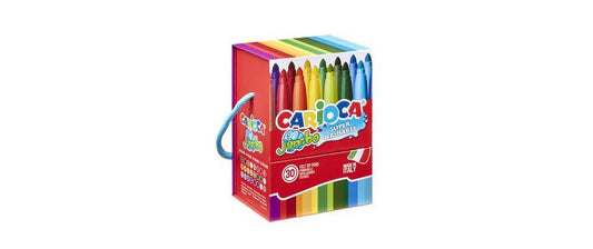 Carioca | Fasermaler Jumbo Box | 30 Stück, mehrfarbig
