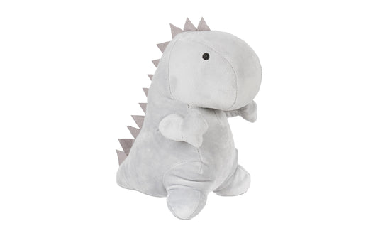 relaxdays | Türstopper Dino Grau | H x B x T: ca. 23 x 14 x 21 cm