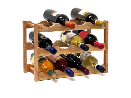relaxdays | Weinregal | H x B x T: ca. 28 x 42,5 x 21 cm