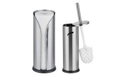 relaxdays | Wc-Rolllenhalter-Set | Silber