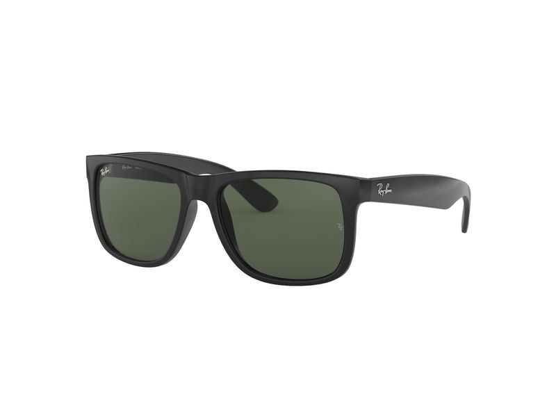 Ray-Ban | JUSTIN BLACK, Lens DARK GREEN | Sonnenbrille