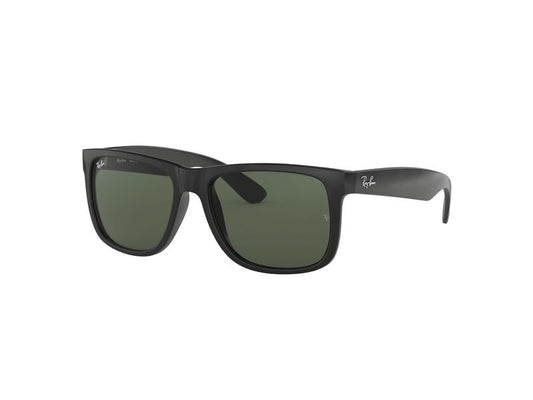 Ray-Ban | JUSTIN BLACK, Lens DARK GREEN | Sonnenbrille