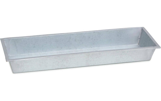 Romberg | PU:RE CRAFTED Anzuchtschale L | ca. 58 x 19 x 6,7 cm, zinkgrau