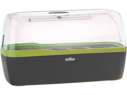 Romberg | BoQube L PLUS LED anthrazit-sommergrün | 41x17x23cm, sehr stabil + LED