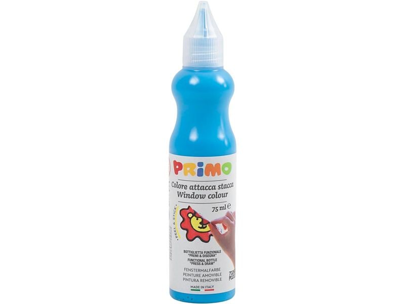 Primo | Fenstermalfarbe 75ml | cyanblau