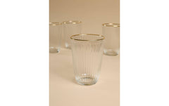 Hermia | Trinkglas, 395 ml, 4 Stück | 8.5 x 8.5 x 12 cm, Glas