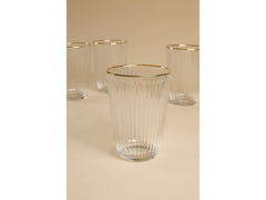 Hermia | Trinkglas, 395 ml, 4 Stück | 8.5 x 8.5 x 12 cm, Glas