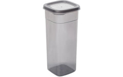 Hermia | Vorratsdose 1750 ml, 6 Stück | anthrazit, 10x10x24.5 cm, Plastik