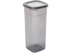 Hermia | Vorratsdose 1750 ml, 6 Stück | anthrazit, 10x10x24.5 cm, Plastik