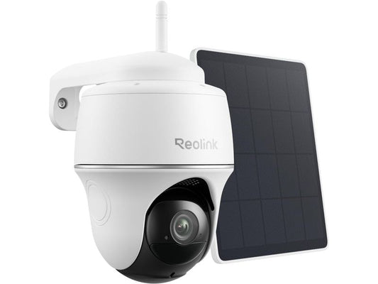 Reolink | Argus B420 PT WiFi Kamera+Solar | 4K ColorX Nachtsicht, 360° schwenkbare