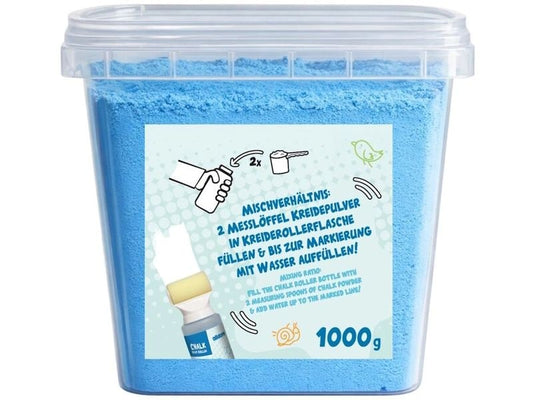 alldoro | Nachfüllpack Kreidepulver Blau