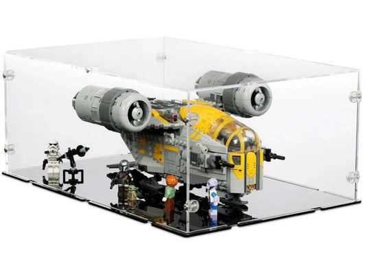 iDisplayit | Acryl-Display LEGO 75447 Star Wars Razor | Mit schwarzem Boden