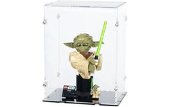 iDisplayit | Acryl-Display LEGO 75438 Star Wars Yoda | Mit schwarzem Boden