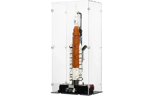 iDisplayit | Acryl-Display LEGO 42221 NASA Artemis | Mit schwarzem Boden