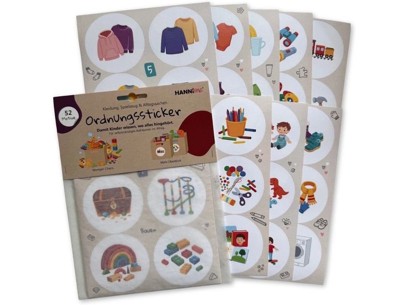 Hanniline | Ordnungssticker fürs Kinderzimmer