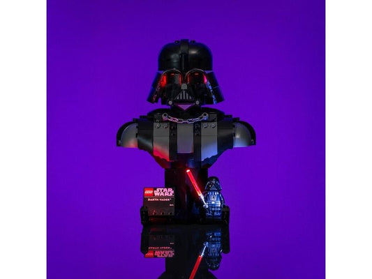 Light My Bricks | 2.0 LED Licht Set für LEGO 75439 Star Wars | Darth Vader Büste