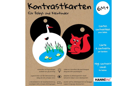 Hanniline | Kontrastkarten ab dem 6. Lebensmonat