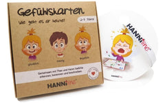 Hanniline | Gefühlskarten für Kinder | 2 - 7 Jahren