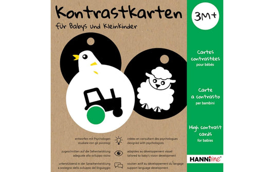 Hanniline | Kontrastkarten ab dem 3. Lebensmonat