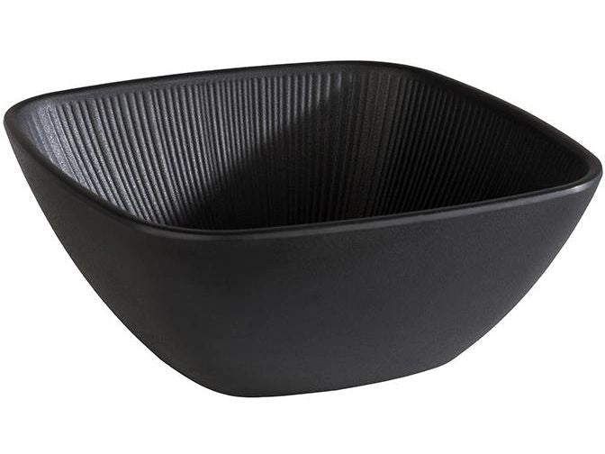 APS | Schale Quadratisch Nero | 19.5 x 19.5 cm, Schwarz