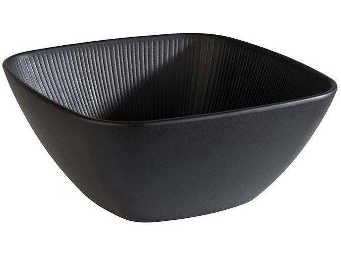 APS | Schale Quadratisch Nero | 25 x 25 cm, Schwarz