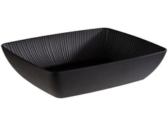 APS | Schale Rechteckig Nero GN 1/2 | 32,5 x 26,5 cm, Schwarz
