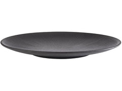 APS | Teller Nero | Durchmesser: 33 cm, Schwarz