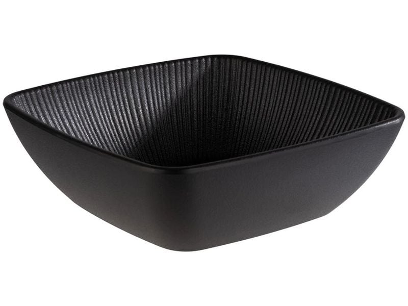 APS | Schale Quadratisch Nero | 16.5 x 16.5 cm, Schwarz