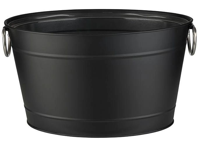 APS | Getränkewanne TIN | 11 Liter, Schwarz