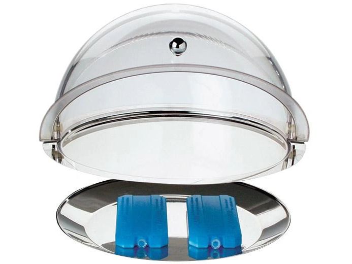 APS | Thermo Tablett-Set Rund | 5-teilig, Silber