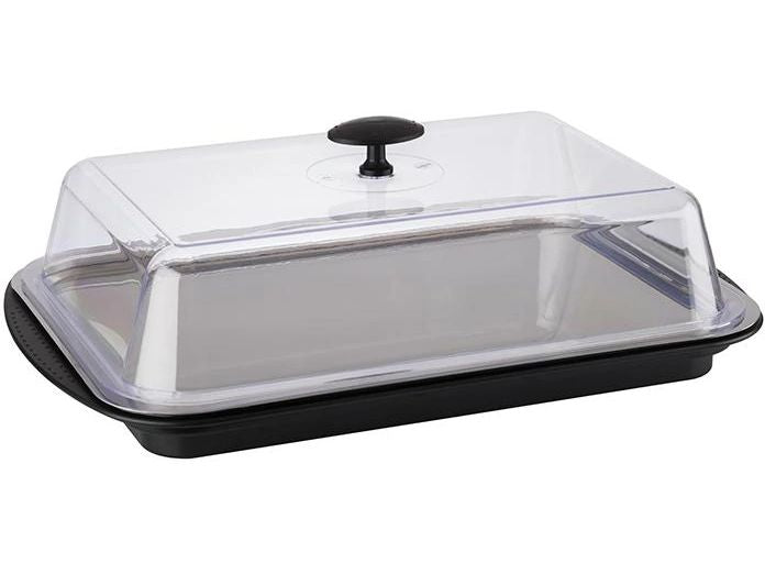 APS | Thermo Tablett-Set Eckig | 6-teilig, Schwarz