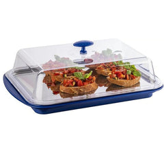 APS | Thermo Tablett-Set Eckig | 6-teilig, Blau