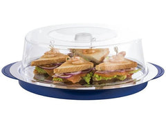 APS | Thermo Tablett-Set Rund | 6-teilig, Blau