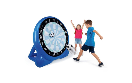 EASYmaxx | Fussball Dartscheibe | aufblasbar 156cm blau Zielscheibe