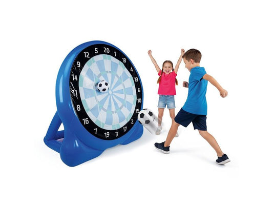 EASYmaxx | Fussball Dartscheibe | aufblasbar 156cm blau Zielscheibe