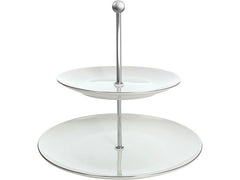 Tognana | Etagere Fascetta Platino | Grösse: 27 x 25 cm, Porzellan