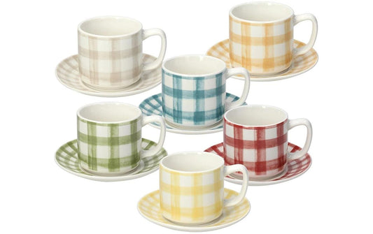 Tognana | Espressotassen-Set Caledonia | 6 Stück, 100 ml, farbig