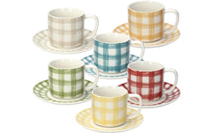 Tognana | Kaffeetassen-Set Caledonia | 6 Stück, 220 ml, farbig