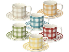 Tognana | Kaffeetassen-Set Caledonia | 6 Stück, 220 ml, farbig