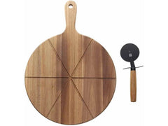 Tognana | Pizzabrett | Grösse: 42 x 30 cm, Teakholz