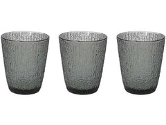 Tognana | Trinkgläser Davor | 3 Stück, 280 ml, Grau