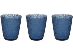 Tognana | Trinkgläser Davor | 3 Stück, 280 ml, Blau