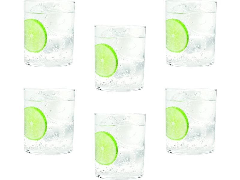 Tognana | Trinkgläser Lyra | 6 Stück, 420 ml, Transparent